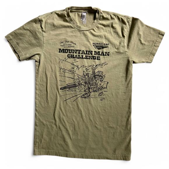 Mountain Man Challenge T Shirt Bike Racing Fat Tire Farm Portland Oregon Small - Picture 7 of 8